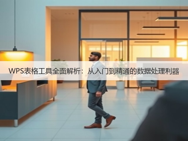 WPS表格工具全面解析:从入门到精通的数据处理利器(图2) WPS表格工具全面解析:从入门到精通的数据处理利器(图2)