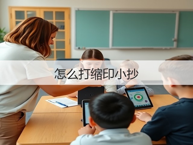 怎么打缩印小抄(图2) 怎么打缩印小抄(图2)
