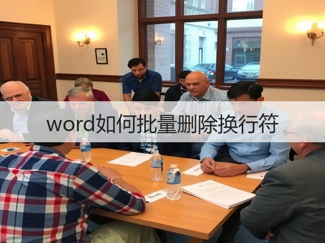 word如何批量删除换行符(图3)