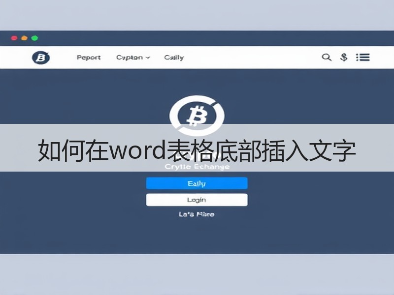 如何在word表格底部插入文字 - 诺云壹观办公网