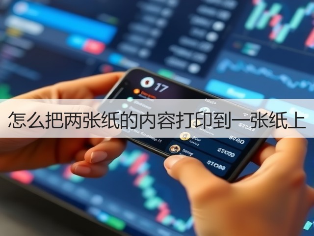 怎么把两张纸的内容打印到一张纸上(图2) 怎么把两张纸的内容打印到一张纸上(图2)