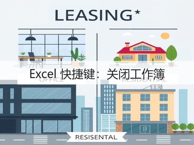 Excel 快捷键：关闭工作簿 - 诺云壹观办公网