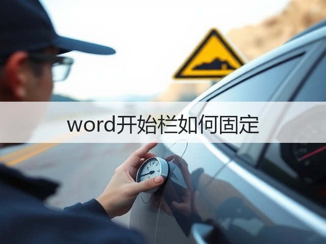 word开始栏如何固定(图3) word开始栏如何固定(图3)