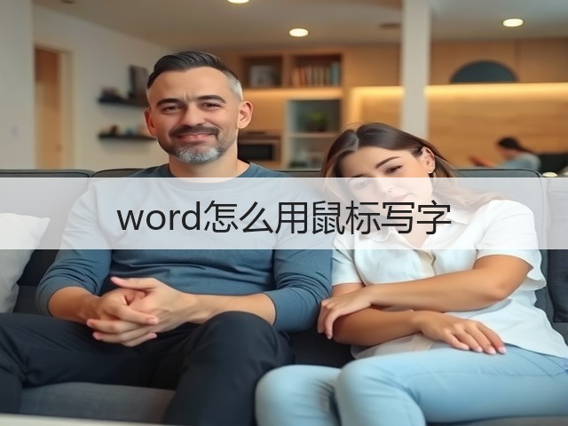 word怎么用鼠标写字(图1) word怎么用鼠标写字(图1)