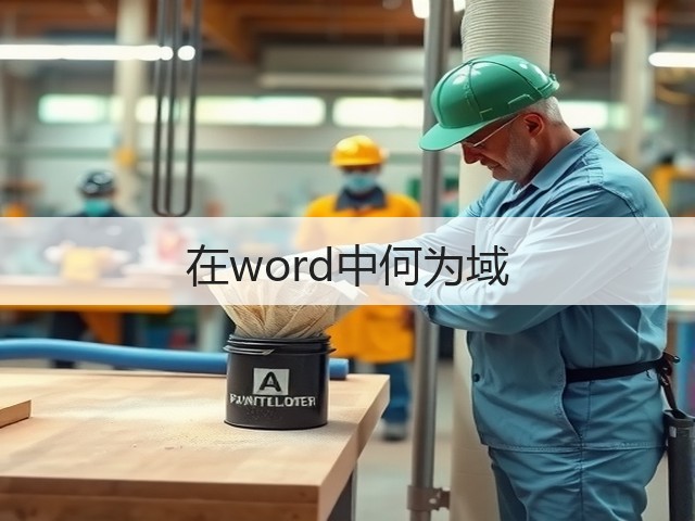 在word中何为域(图1) 在word中何为域(图1)