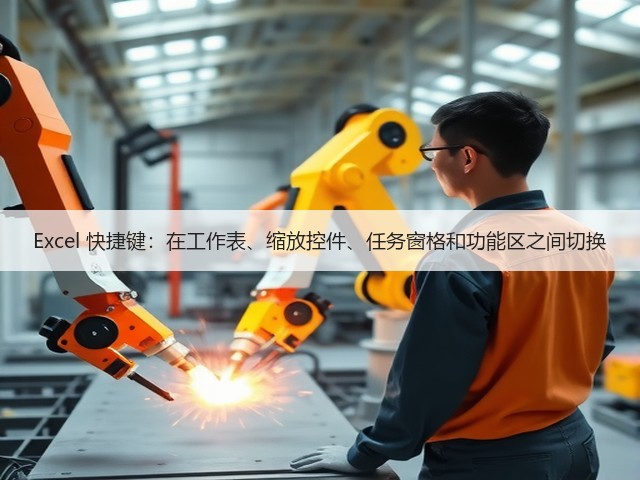 Excel 快捷键:在工作表、缩放控件、任务窗格和功能区之间切换(图1) Excel 快捷键:在工作表、缩放控件、任务窗格和功能区之间切换(图1)