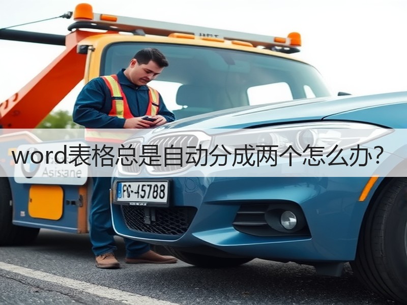 word表格总是自动分成两个怎么办？ - 诺云壹观办公网
