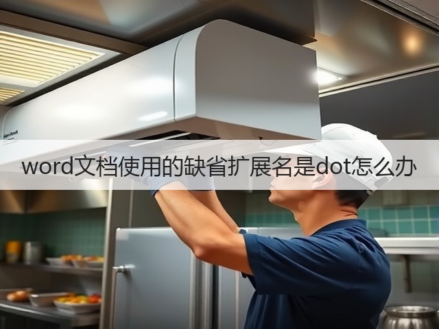 word文档使用的缺省扩展名是dot怎么办(图1) word文档使用的缺省扩展名是dot怎么办(图1)