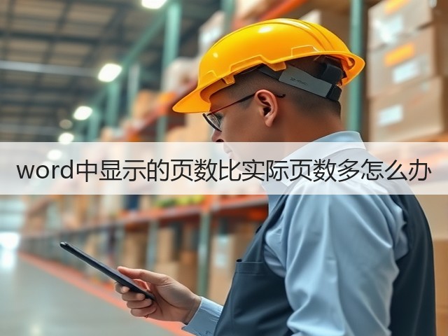 word中显示的页数比实际页数多怎么办(图3) word中显示的页数比实际页数多怎么办(图3)