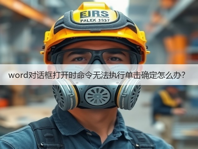 word对话框打开时命令无法执行单击确定怎么办?(图3) word对话框打开时命令无法执行单击确定怎么办?(图3)