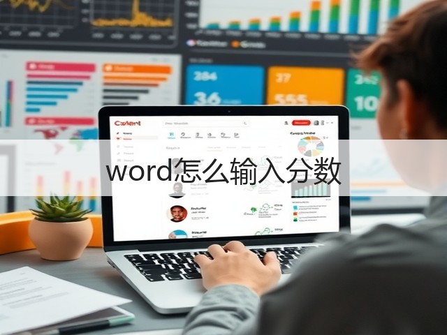 word怎么输入分数(图1)