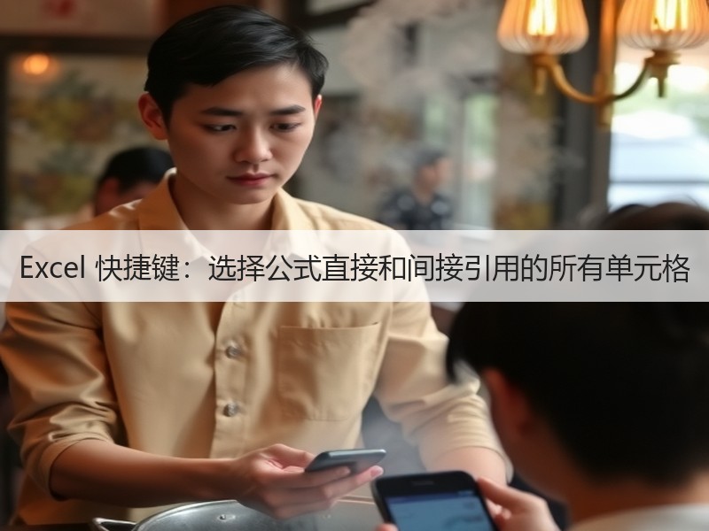 Excel 快捷键：选择公式直接和间接引用的所有单元格 - 诺云壹观办公网