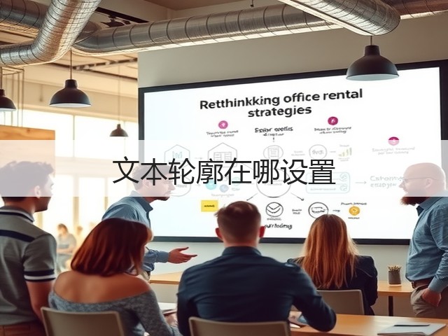 文本轮廓在哪设置(图3) 文本轮廓在哪设置(图3)