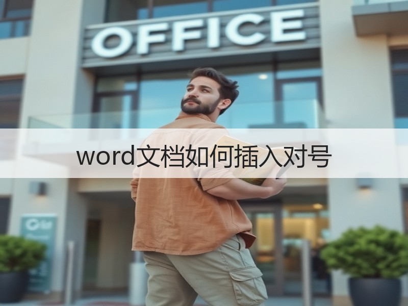 word文档如何插入对号 - 诺云壹观办公网