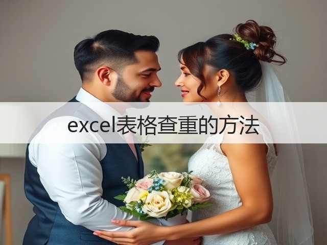 excel表格查重的方法(图2) excel表格查重的方法(图2)