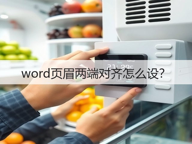 word页眉两端对齐怎么设?(图1) word页眉两端对齐怎么设?(图1)