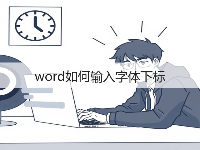 word如何输入字体下标(图3) word如何输入字体下标(图3)