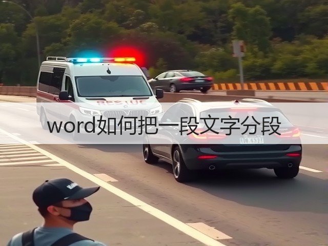word如何把一段文字分段(图3)