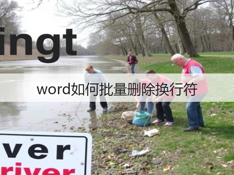 word如何批量删除换行符 - 诺云壹观办公网