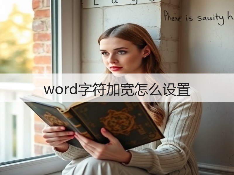 word字符加宽怎么设置 - 诺云壹观办公网