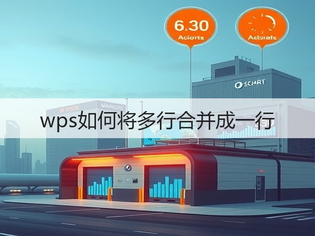 wps如何将多行合并成一行(图3)