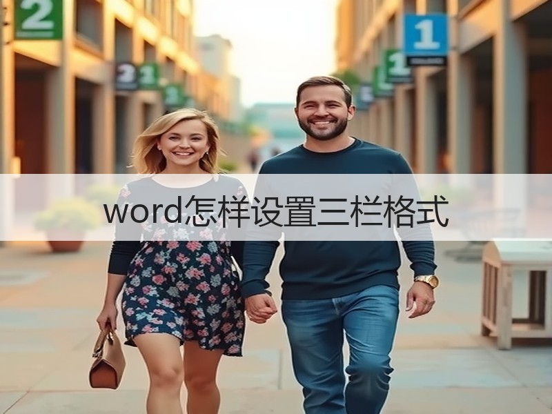 word怎样设置三栏格式 - 诺云壹观办公网