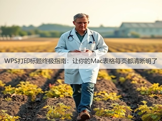 WPS打印标题终极指南:让你的Mac表格每页都清晰明了(图3) WPS打印标题终极指南:让你的Mac表格每页都清晰明了(图3)