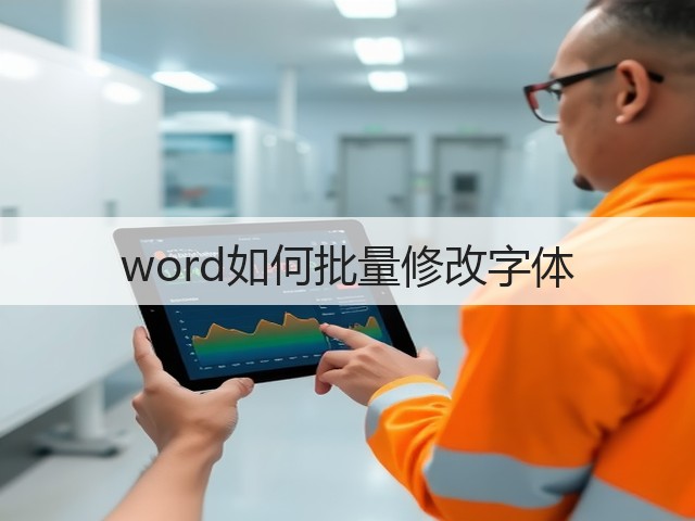 word如何批量修改字体(图2)