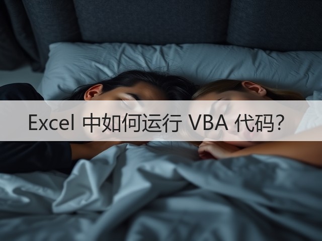 Excel 中如何运行 VBA 代码?(图2) Excel 中如何运行 VBA 代码?(图2)
