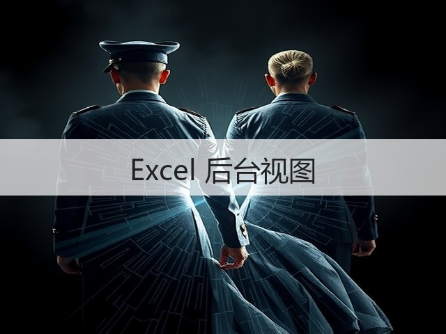 Excel 后台视图(图1)