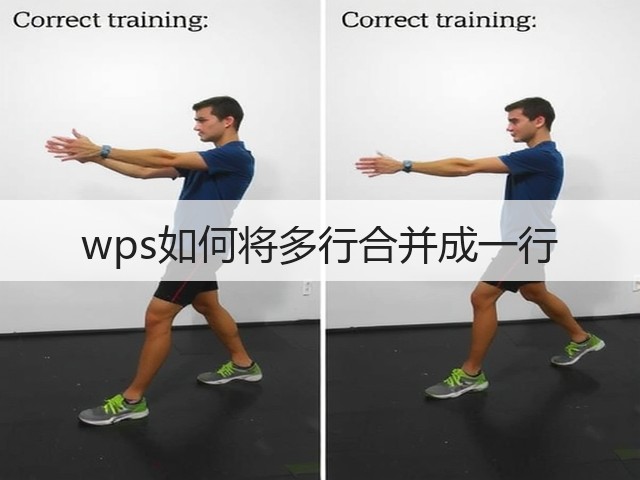 wps如何将多行合并成一行(图1)