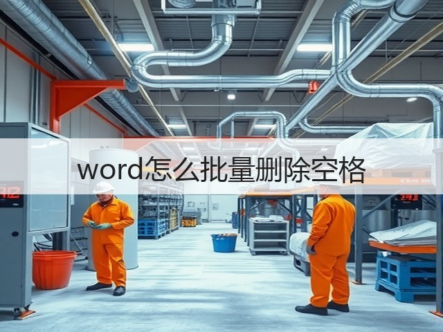 word怎么批量删除空格(图1)