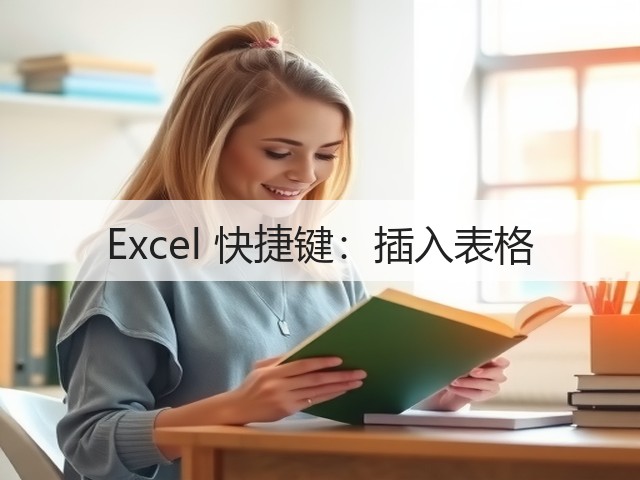 Excel 快捷键：插入表格(图1)