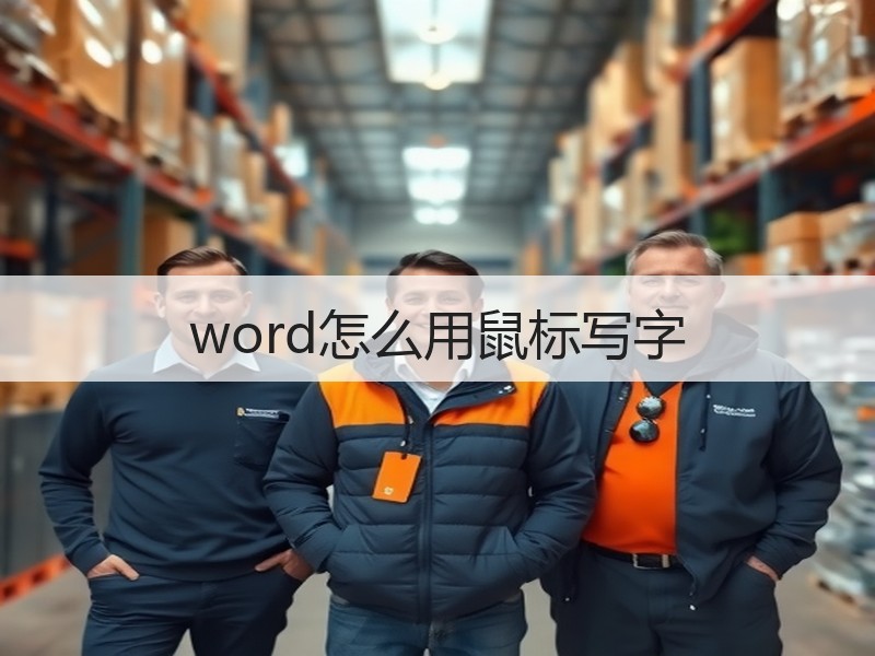 word怎么用鼠标写字 - 诺云壹观办公网
