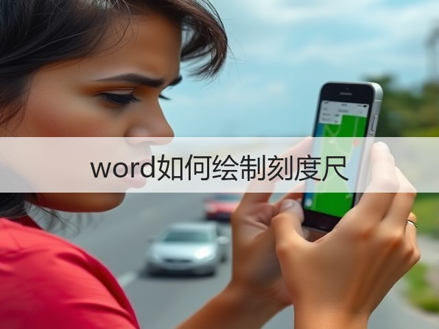 word如何绘制刻度尺(图1) word如何绘制刻度尺(图1)