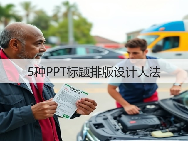 5种PPT标题排版设计大法(图2) 5种PPT标题排版设计大法(图2)