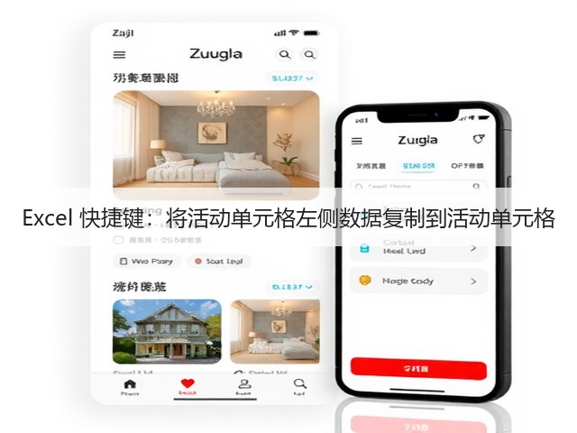 Excel 快捷键：将活动单元格左侧数据复制到活动单元格(图3)