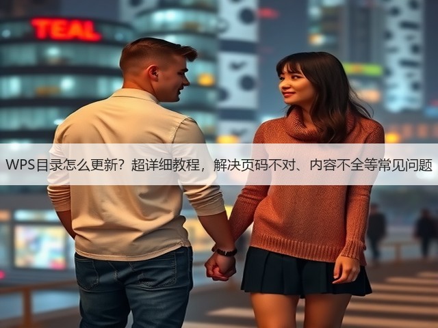WPS目录怎么更新?超详细教程,解决页码不对、内容不全等常见问题(图1) WPS目录怎么更新?超详细教程,解决页码不对、内容不全等常见问题(图1)