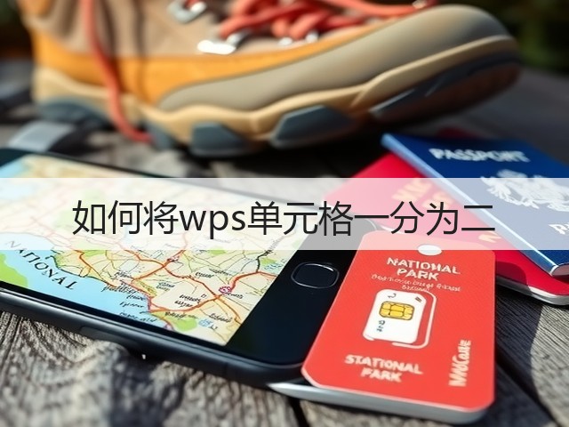 如何将wps单元格一分为二(图3) 如何将wps单元格一分为二(图3)