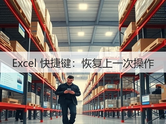 Excel 快捷键：恢复上一次操作(图1)