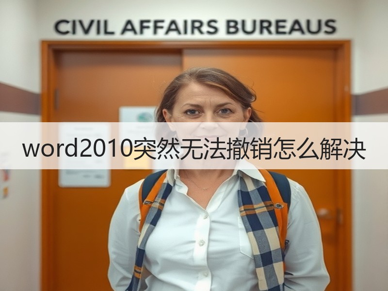 word2010突然无法撤销怎么解决 - 诺云壹观办公网