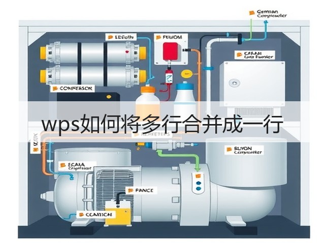 wps如何将多行合并成一行(图3)