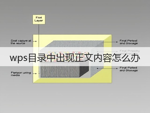 wps目录中出现正文内容怎么办(图2) wps目录中出现正文内容怎么办(图2)