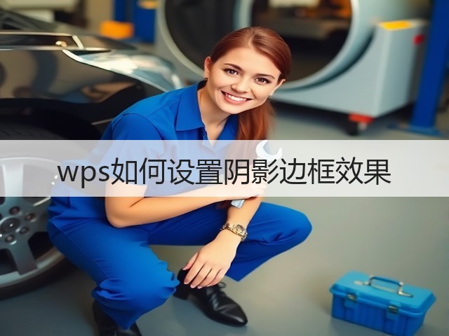 wps如何设置阴影边框效果(图3) wps如何设置阴影边框效果(图3)