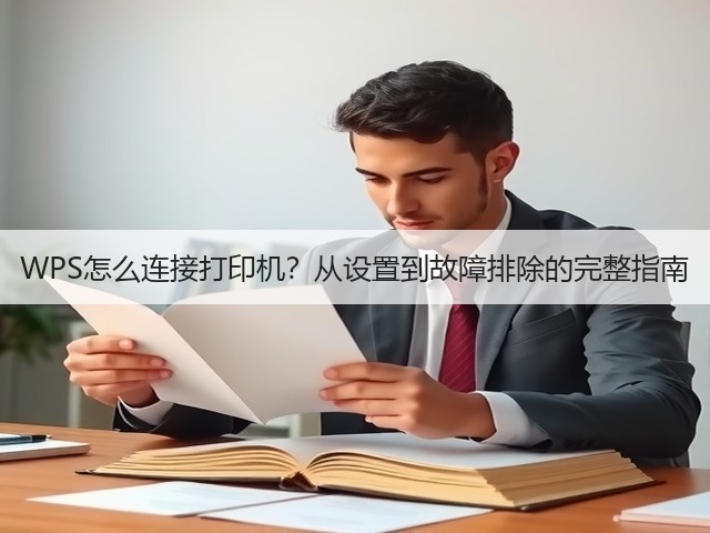 WPS怎么连接打印机?从设置到故障排除的完整指南(图2) WPS怎么连接打印机?从设置到故障排除的完整指南(图2)