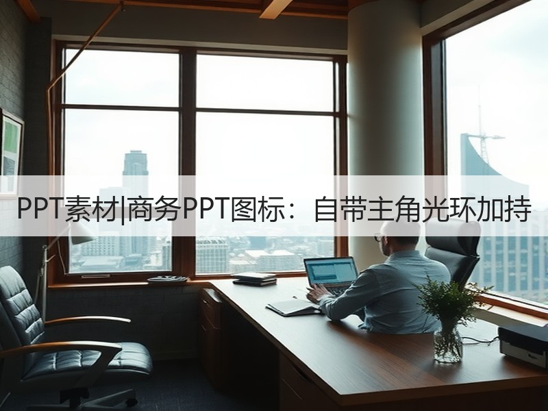 PPT素材|商务PPT图标：自带主角光环加持 - 诺云壹观办公网