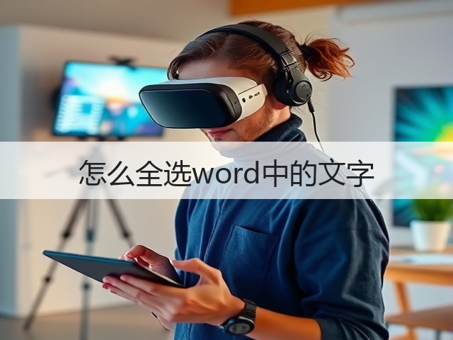 怎么全选word中的文字(图3) 怎么全选word中的文字(图3)