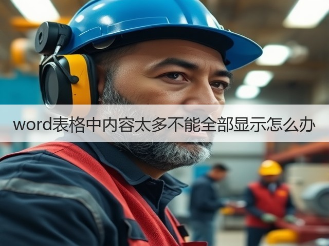 word表格中内容太多不能全部显示怎么办(图2)