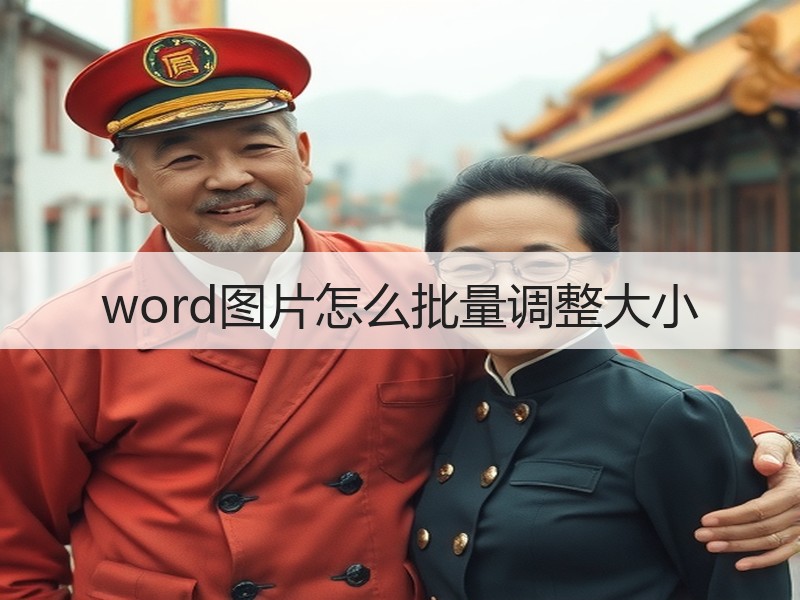 word图片怎么批量调整大小 - 诺云壹观办公网