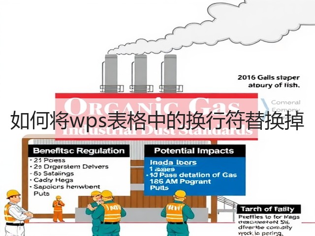 如何将wps表格中的换行符替换掉(图2) 如何将wps表格中的换行符替换掉(图2)